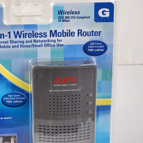 APC WMR1000G 54 Mbps 3-in-1 Wireless Mobile G Router Brand New Sealed - Picture 4 of 7
